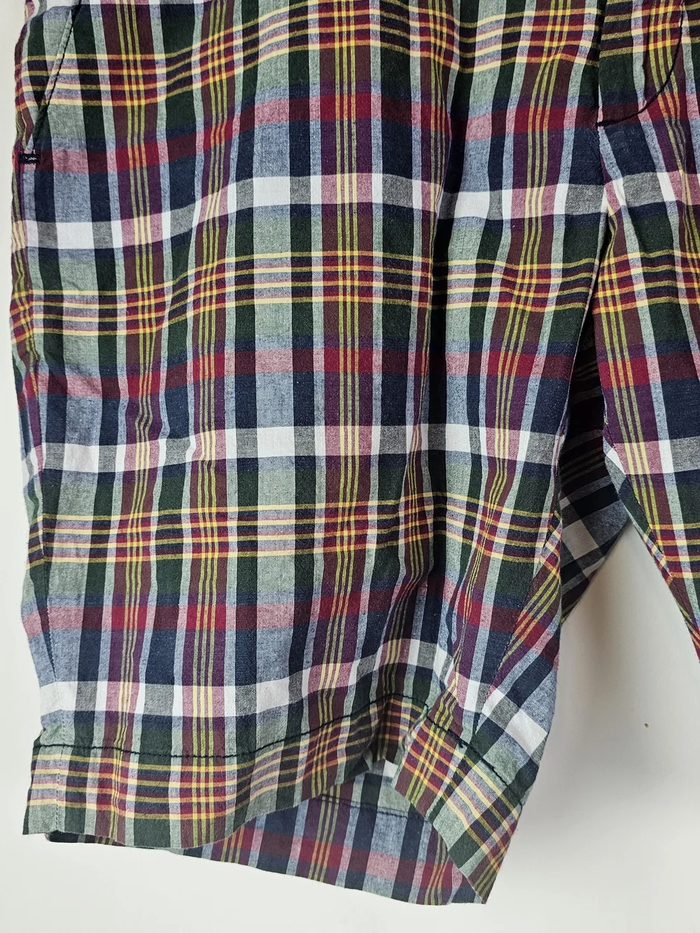 Polo Ralph Lauren Shorts Indian Madras Patchwork Check Tartan Preppy Mens 40